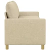 Sofa Kreminė 196 x 81 x 87,5 cm Audinys