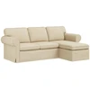 Sofa Kreminė 215 x 138 x 80 cm audinys