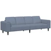 Sofa Mėlyna 250 x 77 x 76 cm Kordūrinis audinys