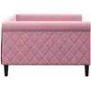 Lova Sofa, rožinės spalvos, 100x200cm, aksomas