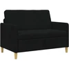 Sofa su saugojimo vieta Juoda 122 x 78 x 87 cm Poliesteris