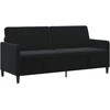 Sofa su saugojimo vieta Juoda 192 x 78 x 87 cm Poliesteris