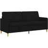 Sofa su saugojimo vieta Juoda 192 x 78 x 87 cm Poliesteris