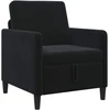 Sofa su saugojimo vieta Juoda 72 x 78 x 87 cm Poliesteris