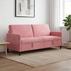 Sofa su saugojimo vieta Rožinė 192 x 78 x 87 cm Poliesteris