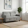 Sofa su saugojimo vieta Šviesiai pilka 152 x 78 x 87 cm