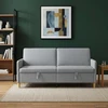 Sofa su saugojimo vieta Šviesiai pilka 192 x 78 x 87 cm