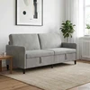 Sofa su saugojimo vieta Šviesiai pilka 192 x 78 x 87 cm