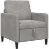 Sofa su saugojimo vieta Šviesiai pilka 72 x 78 x 87 cm