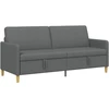 Sofa su saugojimo vieta Tamsiai pilka 192 x 78 x 87 cm