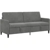 Sofa su saugojimo vieta Tamsiai pilka 192 x 78 x 87 cm