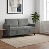 Sofa su saugojimo vieta Tamsiai pilka 152 x 78 x 87 cm
