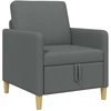 Sofa su saugojimo vieta Tamsiai pilka 72 x 78 x 87 cm