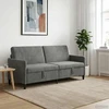 Sofa su saugojimo vieta Tamsiai pilka 192 x 78 x 87 cm