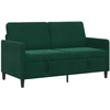 Sofa su saugojimo vieta Tamsiai žalia 152 x 78 x 87 cm