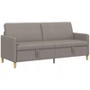 Sofa su saugojimo vieta Taupe 192 x 78 x 87 cm Poliesteris