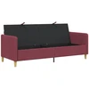 Sofa su saugojimo vieta Vyno raudona 192 x 78 x 87 cm