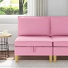 Sofa su saugojimu Audinys