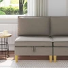Sofa su saugojimu Audinys