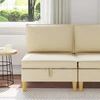 Sofa su saugojimu Audinys