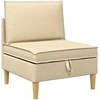 Sofa su saugojimu Audinys