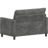 Sofa Šviesiai pilka 126 x 81 x 87,5 cm Poliesteris