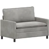 Sofa Šviesiai pilka 126 x 81 x 87,5 cm Aksomas