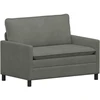 Sofa Šviesiai pilka 126 x 81 x 87,5 cm Audinys