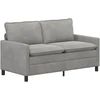 Sofa Šviesiai pilka 156 x 81 x 87,5 cm Aksomas