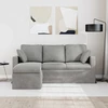 Sofa Šviesiai pilka 178 x 134 x 80 cm Aksomas
