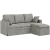 Sofa Šviesiai pilka 178 x 134 x 80 cm Aksomas