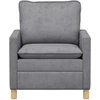 Sofa Šviesiai pilka 76 x 81 x 87,5 cm Poliesteris