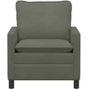Sofa Šviesiai pilka 76 x 81 x 87,5 cm Audinys
