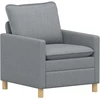 Sofa Šviesiai pilka 76 x 81 x 87,5 cm Audinys