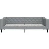 Lova Sofa, šviesiai pilkos spalvos, 90x190cm, audinys