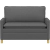 Sofa Tamsiai pilka 126 x 81 x 87,5 cm Audinys