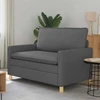 Sofa Tamsiai pilka 126 x 81 x 87,5 cm Audinys