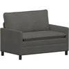 Sofa Tamsiai pilka 126 x 81 x 87,5 cm Audinys