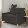 Sofa Tamsiai pilka 126 x 81 x 87,5 cm Audinys