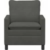 Sofa Tamsiai pilka 76 x 81 x 87,5 cm Audinys