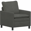 Sofa Tamsiai pilka 76 x 81 x 87,5 cm Audinys