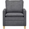Sofa Tamsiai pilka 76 x 81 x 87,5 cm Poliesteris