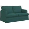 Sofa Tamsiai žalia 144 x 80 x 85 cm audinys