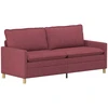 Sofa Vyno raudona 196 x 81 x 87,5 cm Audinys