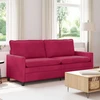 Sofa Vyno raudona 196 x 81 x 87,5 cm Aksomas