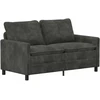Sofa Sofos komplektas 2 vnt. Antracito Poliesteris
