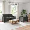 Sofa Sofos komplektas 2 vnt. Antracito Poliesteris