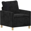 Sofa Sofos komplektas 2 vnt. Juoda Poliesteris