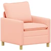 Sofa Sofos komplektas 2 vnt. Rožinė Audinys