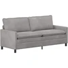 Sofa Sofos komplektas 2 vnt. Šviesiai pilka Aksomas